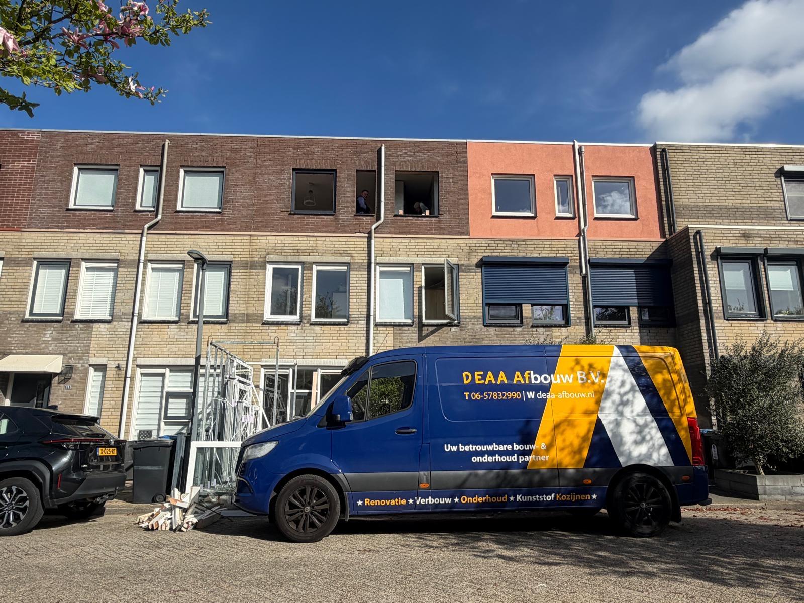 DEAA Afbouw bedrijfsbus voor een gerealiseerd project